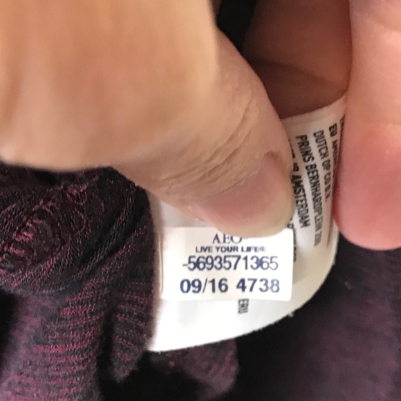 American Eagle | Soft & Sexy Slub Top Sz M - Picture 6 of 6